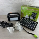 Ліхтар EP-392 Power Bank-USB із сонячною панеллю 9 V 3 W + лампочки 3 шт