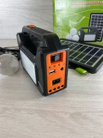 Ліхтар EP-392 Power Bank-USB із сонячною панеллю 9 V 3 W + лампочки 3 шт — изображение 2