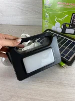Ліхтар EP-392 Power Bank-USB із сонячною панеллю 9 V 3 W + лампочки 3 шт — изображение 3