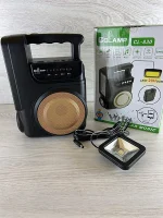 Аварійний ліхтар з Power Bank і радіо з Bluetooth CL-830 з сонячною батареєю і лампочкою з сонячною батареєю