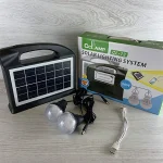 Аварійний ручний ліхтар з Power Bank Cclamp CL-13 із сонячною батареєю та 2 лампочками