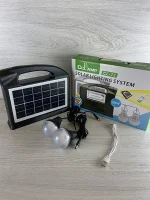 Аварійний ручний ліхтар з Power Bank Cclamp CL-13 із сонячною батареєю та 2 лампочками