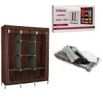 Універсальна складна тканинна шафа Storage Wardrobe175х130х45 см — изображение 5