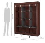 Універсальна складна тканинна шафа Storage Wardrobe175х130х45 см — изображение 2