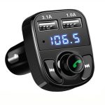 FM модулятор X8 для авто ФМ модулятор трансмітер з Блютуз — изображение 8