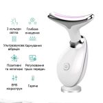 Ліфтинг масажер мікрострум для очищення догляду та зволоження обличчя та шії вібромасажер — изображение 5