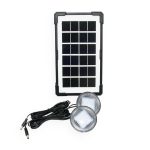 Зручний Аварійний ліхтар Power Bank Gd-Lite GD-Times GD-07A 30W із сонячною батареєю та 2 лампочками — изображение 3