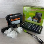 Power Bank Easypower EP-393BT із сонячною панеллю 9В 3W+Лампочки 3pcs