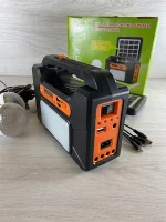 Power Bank Easypower EP-393BT із сонячною панеллю 9В 3W+Лампочки 3pcs — изображение 2