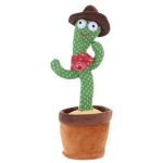 Танцюючий кактус з коричневим капелюхом Dancing Cactus 32 см
