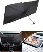Сонцезахисна шторка-парасолька на лобове скло авто JoyPoint 130x78 см з чохлом (JPPAR01) — изображение 7