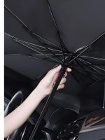 Сонцезахисна шторка-парасолька на лобове скло авто JoyPoint 130x78 см з чохлом (JPPAR01) — изображение 5