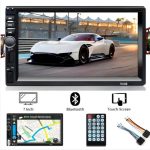 Автомагнітола з сенсорним екраном Bluetooth і пультом управління Магнітола 7018 short 2DIN 7