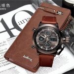 Чоловіче портмоне BAELLERRY + годинник AMST У ПОДАРУНОК