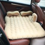 Надувний автомобільний матрац у машину Сar Travel Bed and-92 бежевий Матрац на заднє сидіння авто