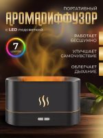 Зволожувач повітря з підсвічуванням / Зволожувач повітря Камін AROMA DIFFUSER — изображение 7