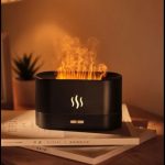 Зволожувач повітря з підсвічуванням / Зволожувач повітря Камін AROMA DIFFUSER
