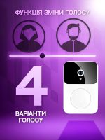 Бездротовий дверний дзвінок з камерою — изображение 2