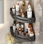 Настінний тримач Кутовий Для косметичного приладдя Storage Shelf