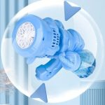 Дитячий автоматичний пістолет кулемет для мильних БУЛЬБАШОК Bubble machine toy Блакитний — изображение 4