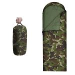 Спальний мішок Камуфляж 220х70 1.3 kg Sleeping спальник-ковдра з капюшоном