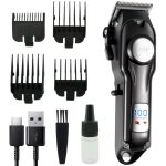 Машинка для стрижки волосся + 4 насадки, від USB, RAF R4022 / Акумуляторний тример для стрижки / Тример чоловічий