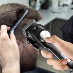 Машинка для стрижки волосся + 4 насадки, від USB, RAF R4022 / Акумуляторний тример для стрижки / Тример чоловічий — изображение 8