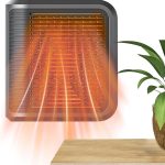 Керамічний обігрівач на 800Вт з поворотною вилкою і дисплеєм Warm air blower 032 — изображение 3