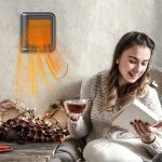 Керамічний обігрівач на 800Вт з поворотною вилкою і дисплеєм Warm air blower 032 — изображение 8