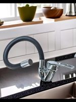 Змішувач гнучким краном 47 см для ванної та кухні Water tap HA-181 — изображение 5
