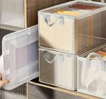 Коробка-органайзер для одягу, storage box 20*28*48, Складаний кошик для зберігання