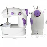 Міні-швейна машинка з живленням від мережі та від батарейок Mini Sewing Machine SM-202 A 6Вт — изображение 2