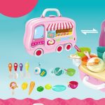 Дитячий ігровий набір Кухня кухаря в валізці на колесах Happy Chef Рожева для дівчаток — изображение 4