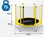 Батут 152см Yellow зовнішня сіткa — изображение 2