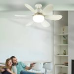 Стельовий вентилятор з LED-підсвіткою та пультом — изображение 6