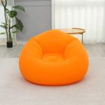Надувне крісло кругле, надувне сидіння для відпочинку на природі та вдома — изображение 2