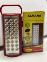 Ліхтар переносний світлодіодний з повербанком Almina DL-2606 24 LED, ЗП 220V, вбудований акумулятор — изображение 2