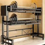 Кухонний Стелаж -Сушарка Для Посуду Органайзер kitchenware — изображение 3