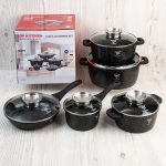 Набір каструль із мармуровим покриттям top kitchenTK00020