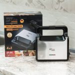 Бутербродниця гриль Zepline ZP-801 4в1 ліщина мультипекар вафельниця горішниця 2200 Вт Чорний