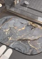 Килимок вологопоглинаючий для ванної кімнати 3D Мармур — изображение 3