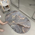 Килимок вологопоглинаючий для ванної кімнати 3D Мармур — изображение 2
