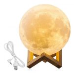 Настільний світильник місяць Magic 3D Moon Light Magic 3D Moon Light Від Акумулятора — изображение 4