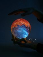 Нічник лампа сенсорний 3D космос Moon-light — изображение 5