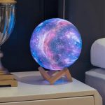 Нічник лампа сенсорний 3D космос Moon-light — изображение 3